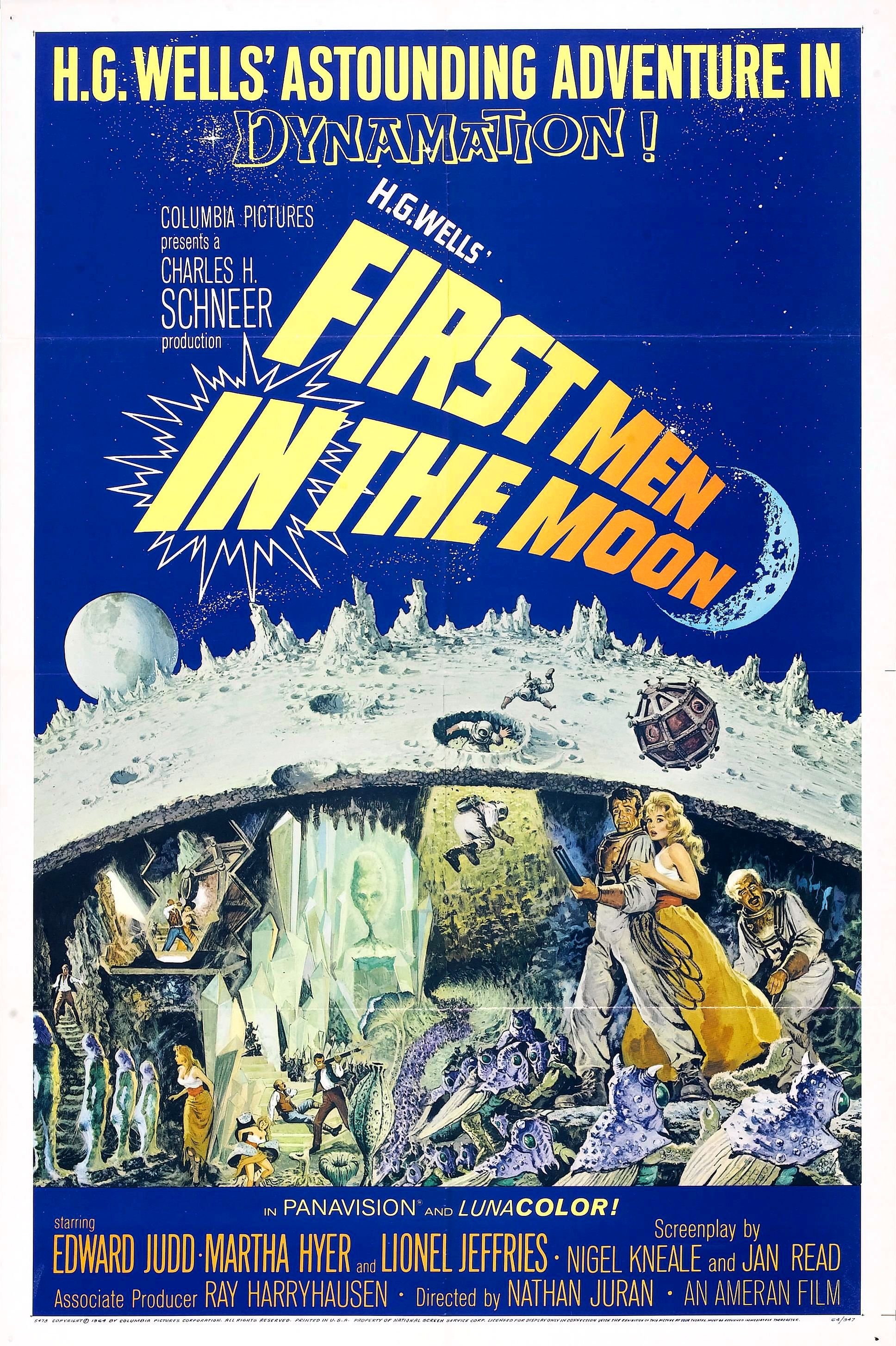 L'affiche du film First Men in the Moon