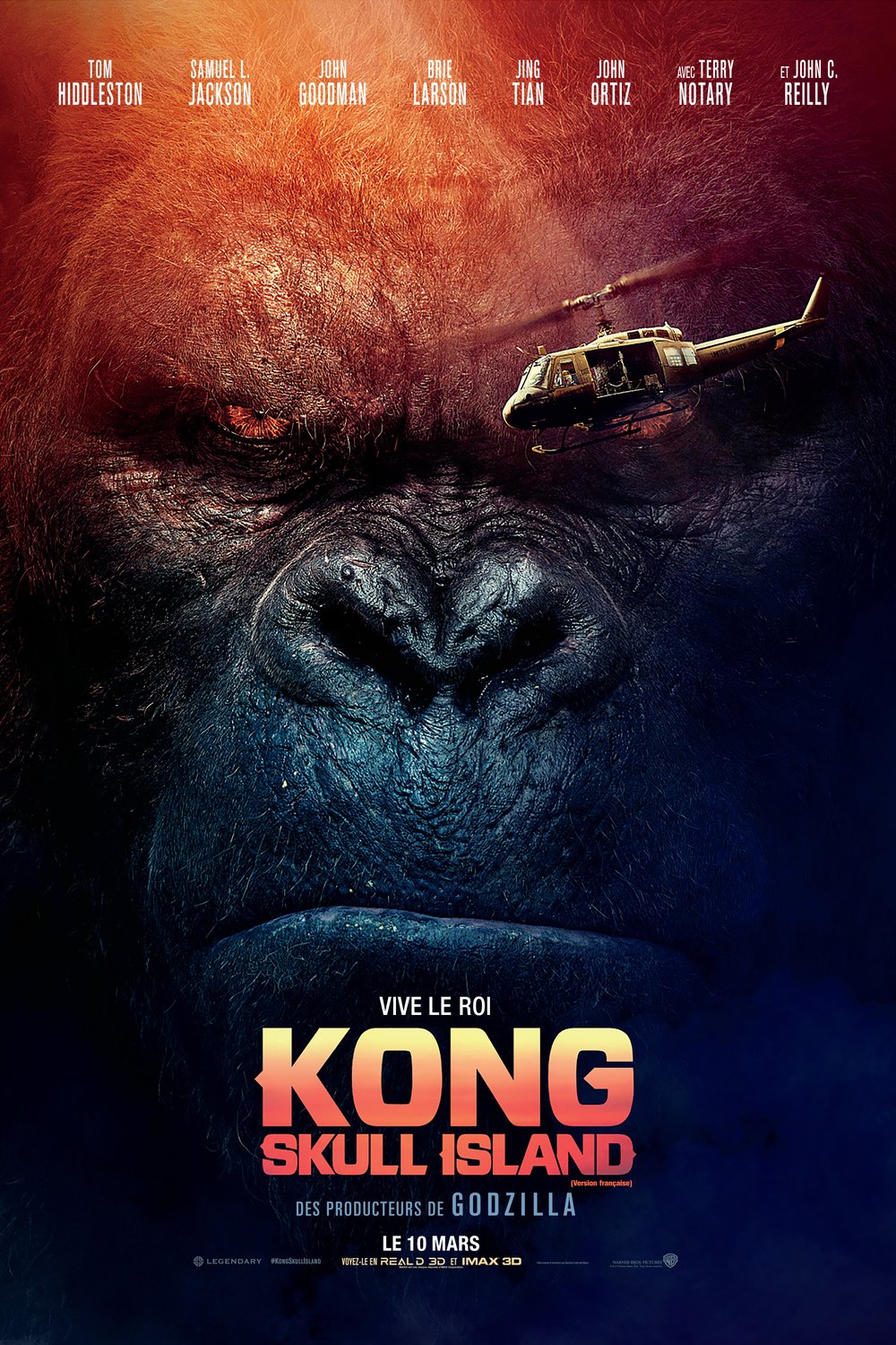 L'affiche du film Kong: Skull Island