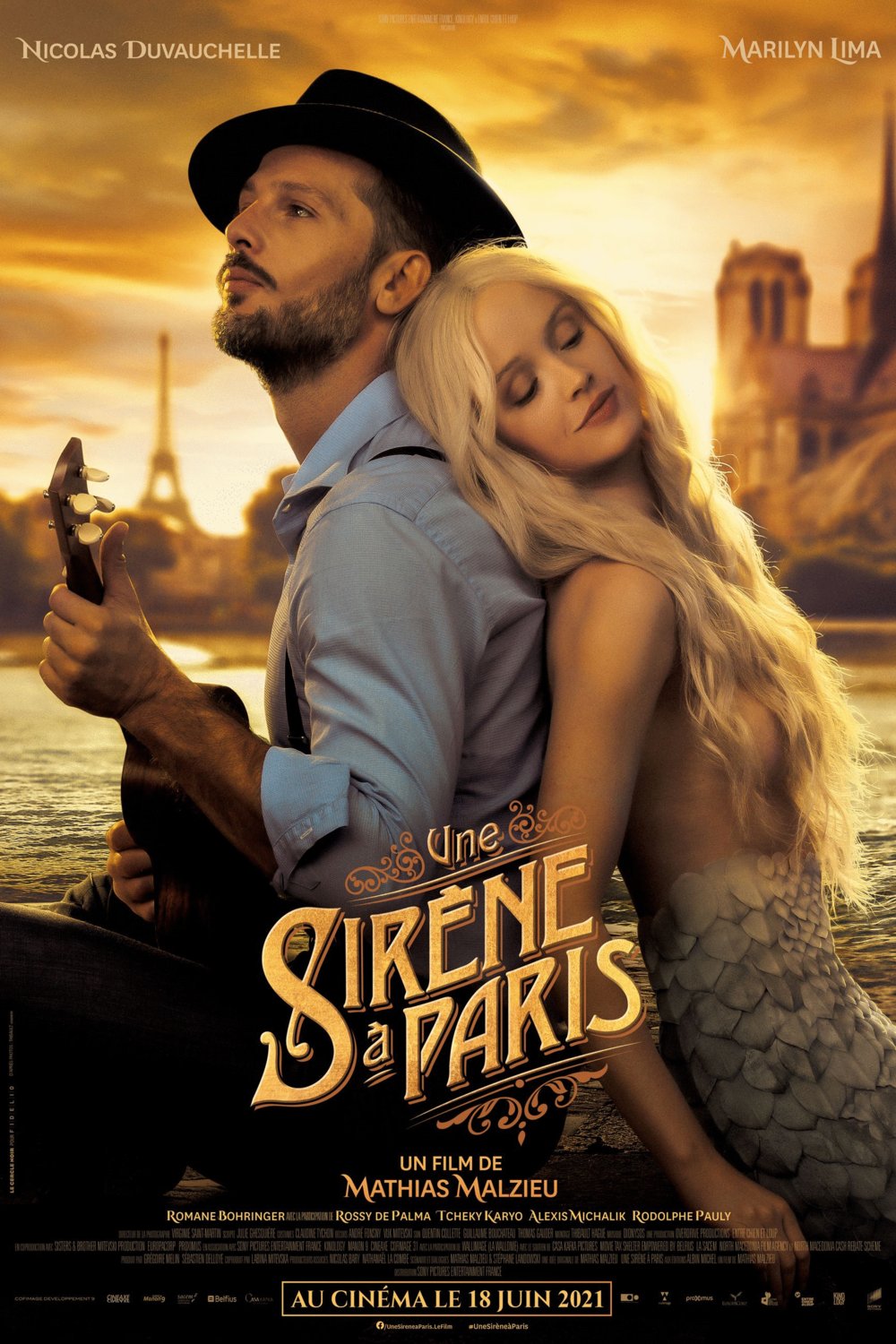 L'affiche du film Une sirène à Paris
