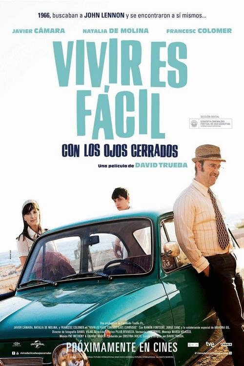 Spanish poster of the movie Living Is Easy with Eyes Closed