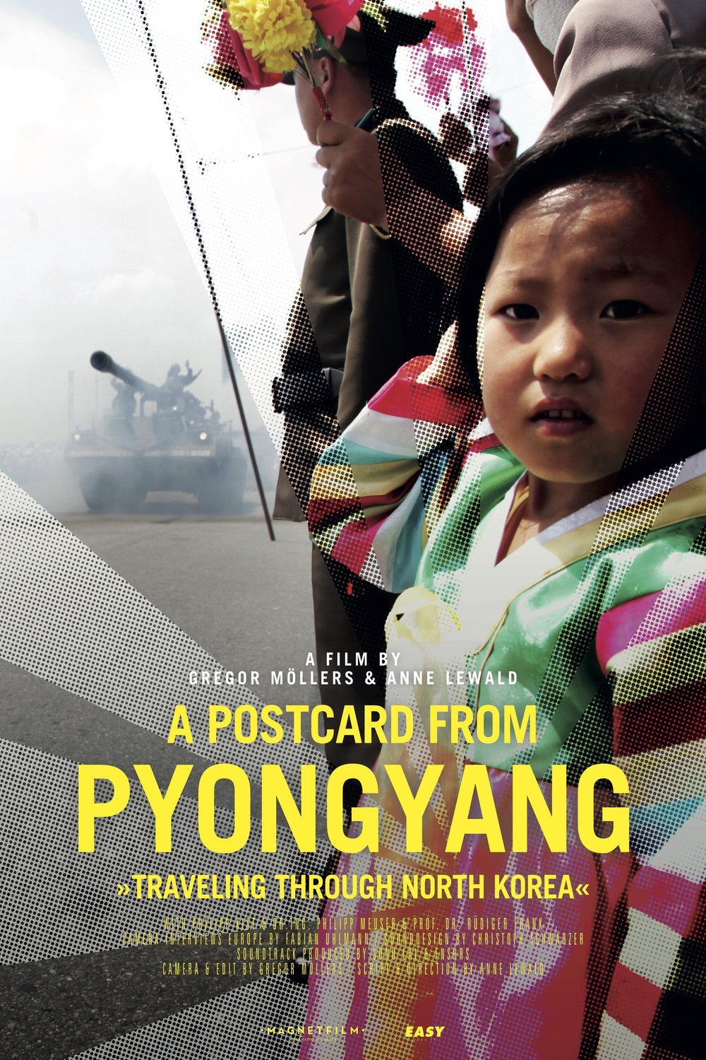 L'affiche du film A Postcard from Pyongyang - Traveling through Northkorea