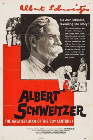 L'affiche du film Albert Schweitzer
