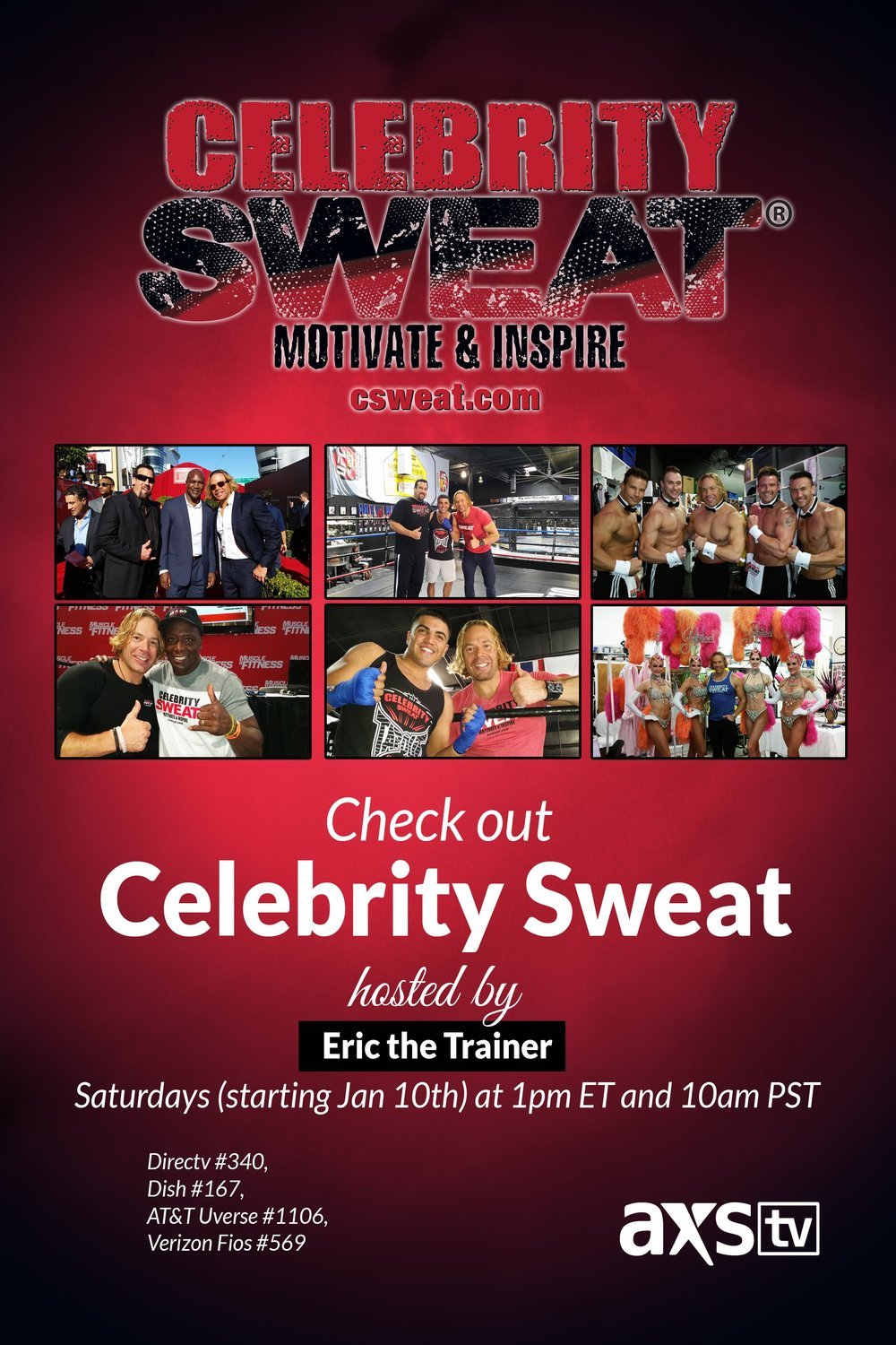 L'affiche du film Celebrity Sweat