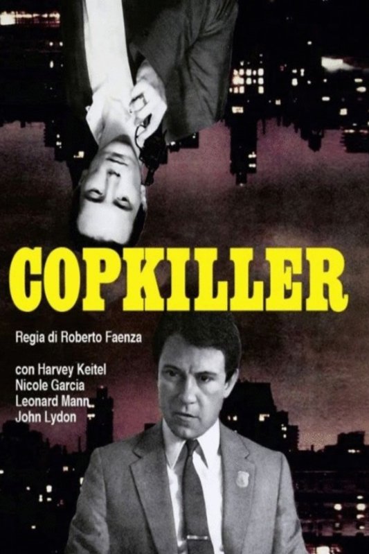 L'affiche originale du film Copkiller (l'assassino dei poliziotti) en anglais
