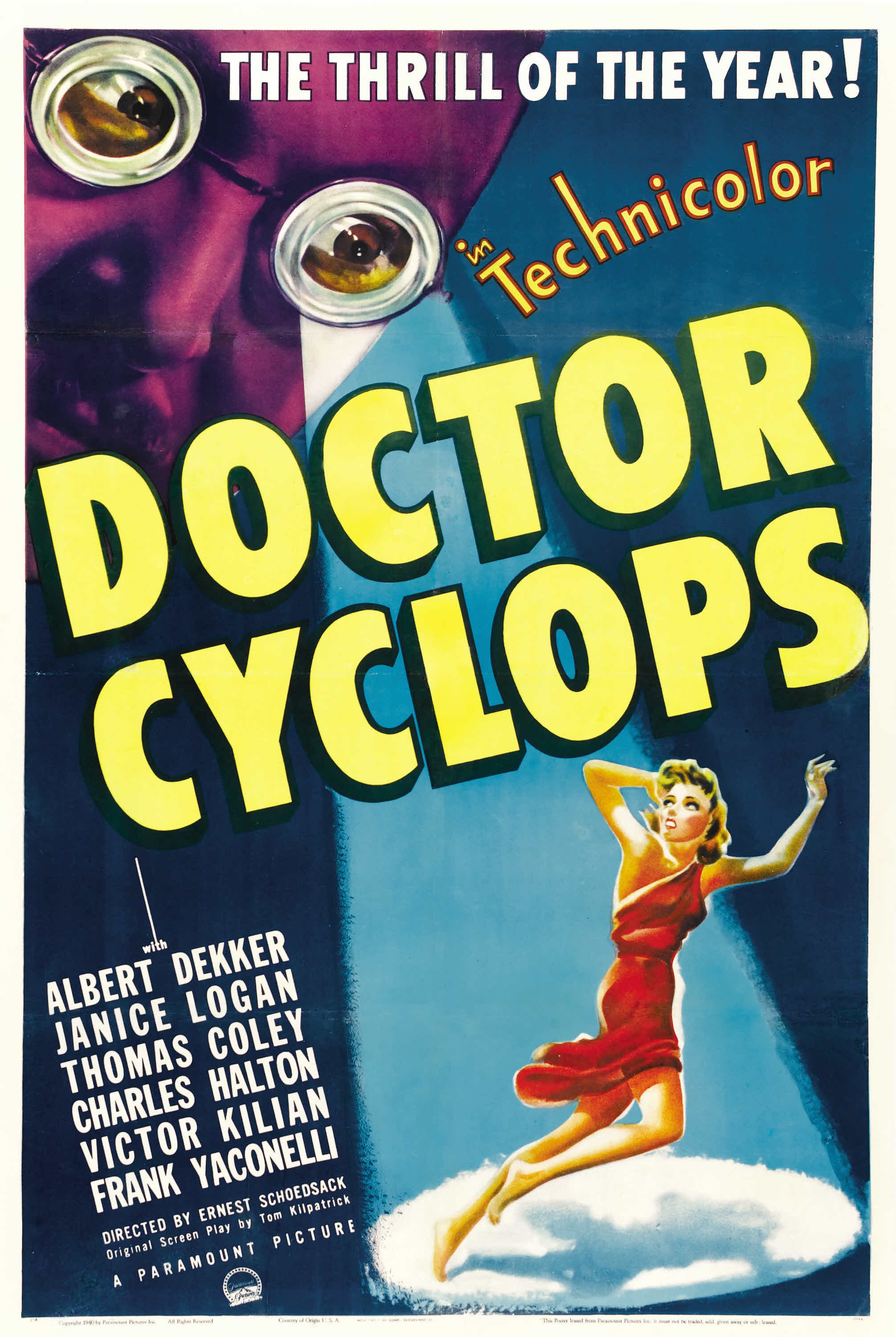 L'affiche du film Dr. Cyclops