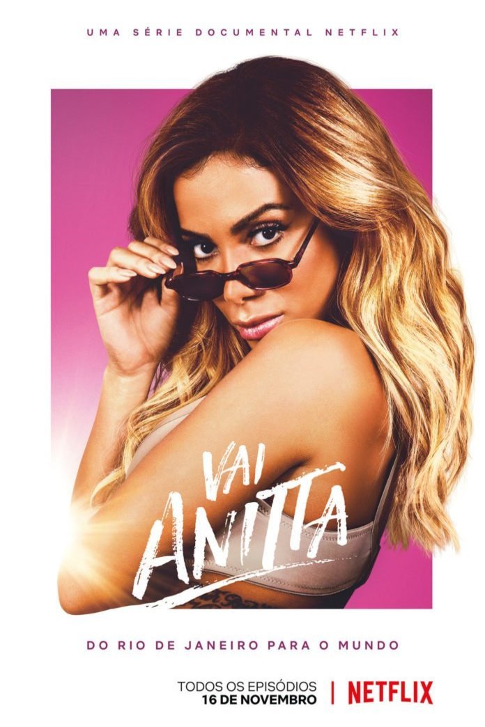 L'affiche originale du film Vai Anitta en portugais
