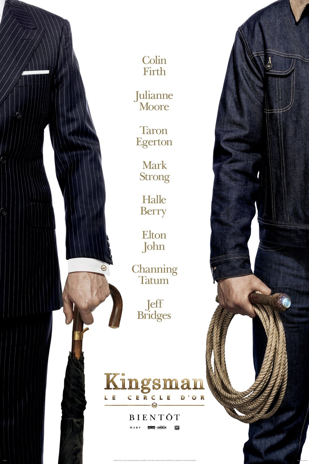 L'affiche du film Kingsman: Le cercle d'or
