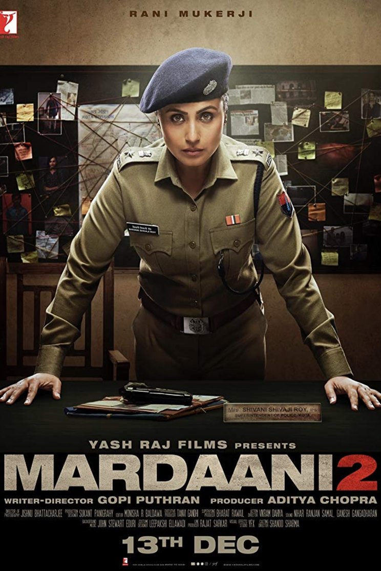 L'affiche originale du film Mardaani 2 en Hindi
