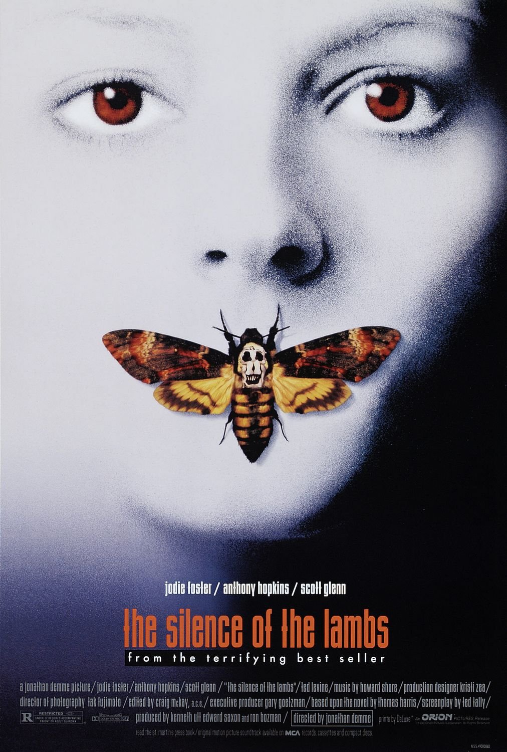 L'affiche du film The Silence of the Lambs