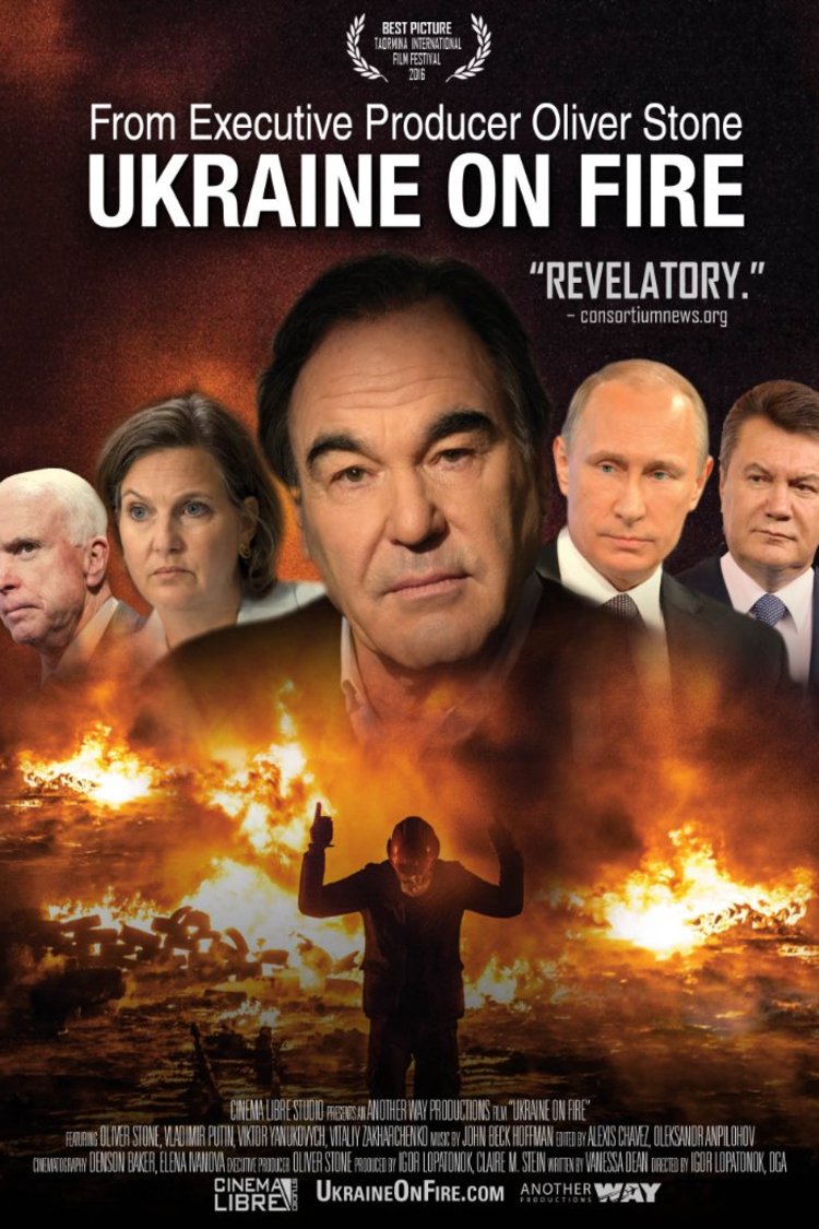 L'affiche du film Ukraine on Fire