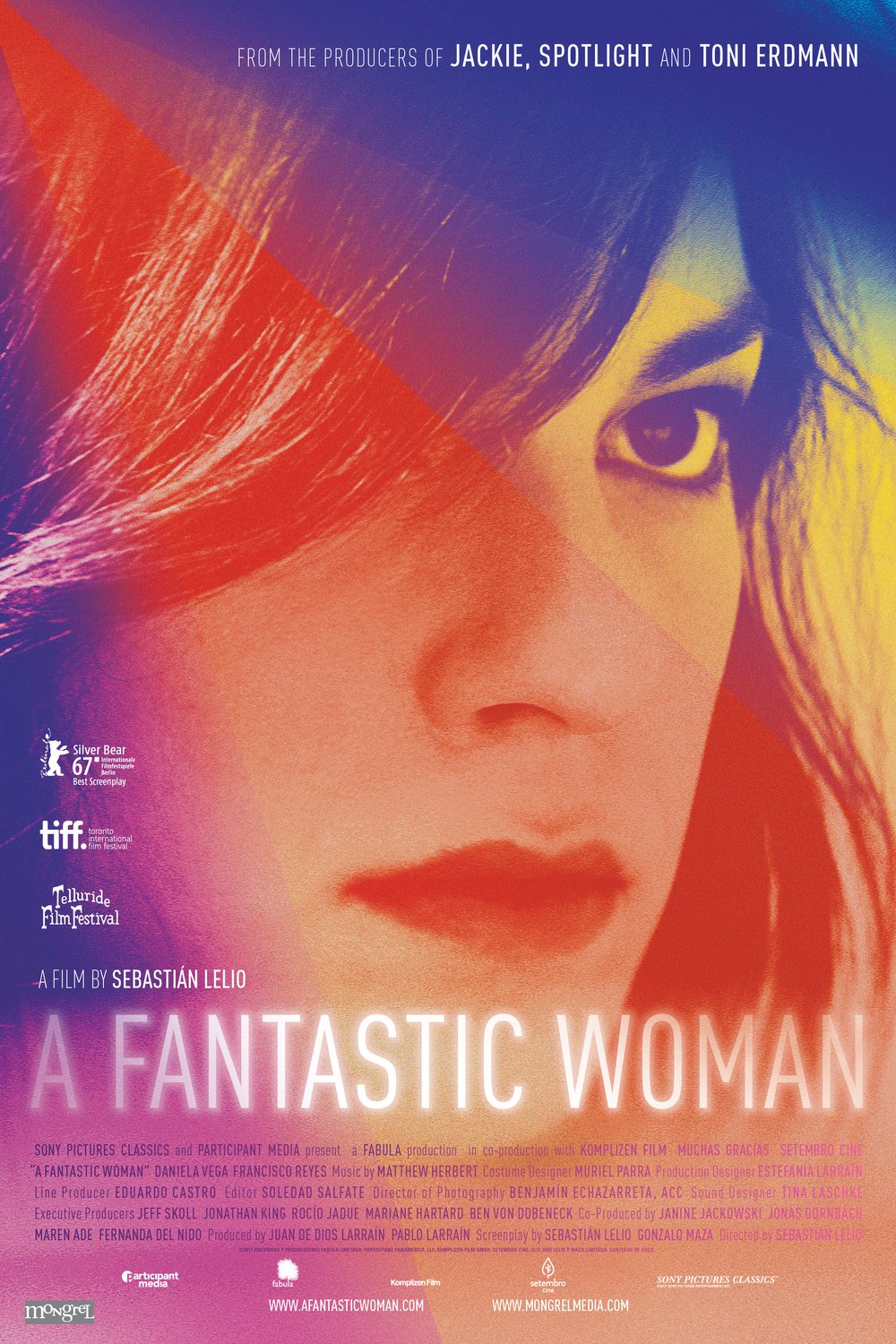 L'affiche du film A Fantastic Woman