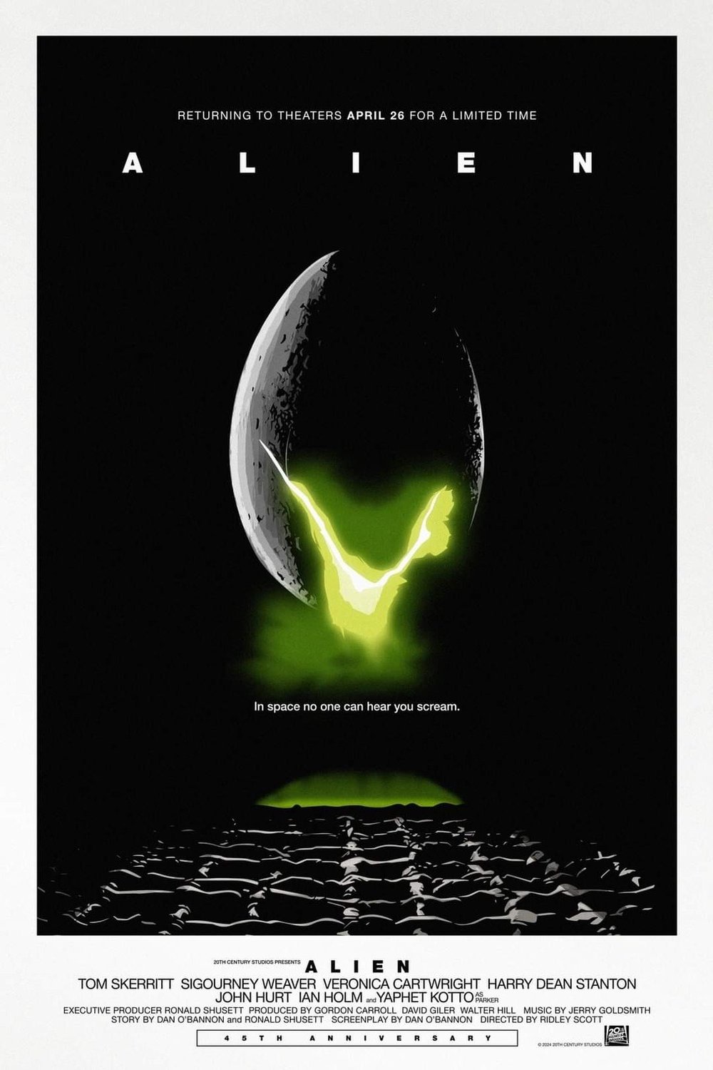 L'affiche du film Alien v.f.