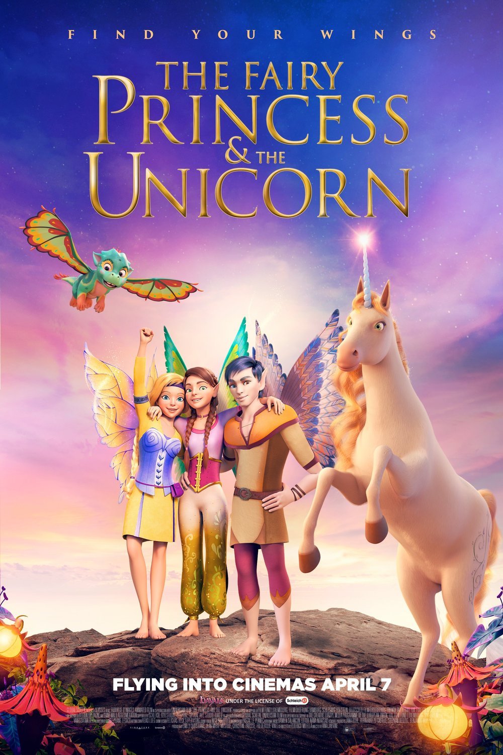 L'affiche du film The Fairy Princess and the Unicorn