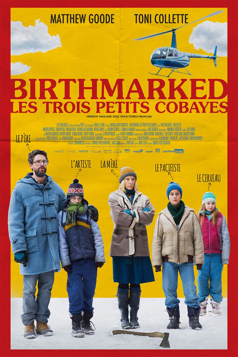 L'affiche du film Birthmarked Les trois petits cobayes