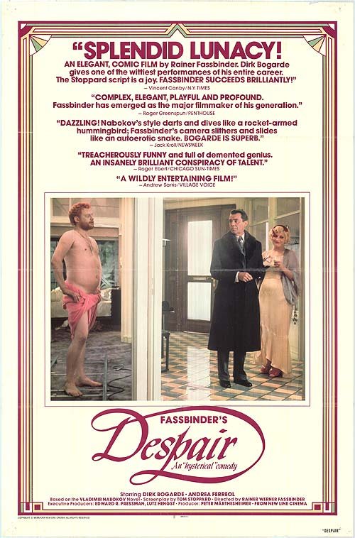 L'affiche du film Despair