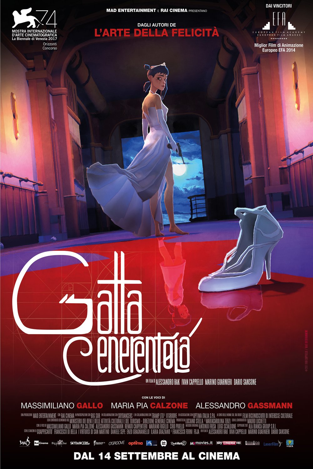 L'affiche originale du film Gatta Cenerentola en italien