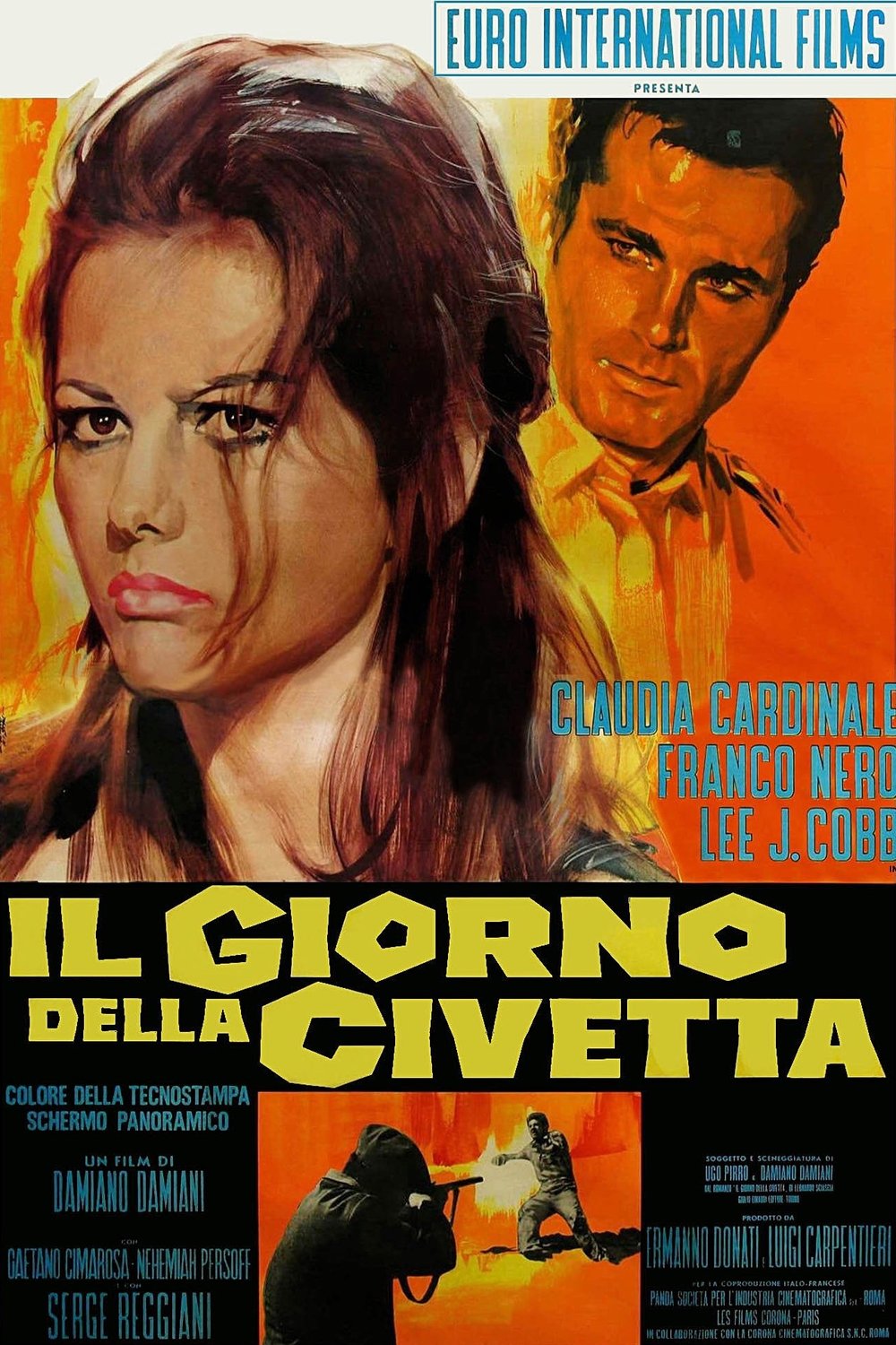Italian poster of the movie The day of the owl