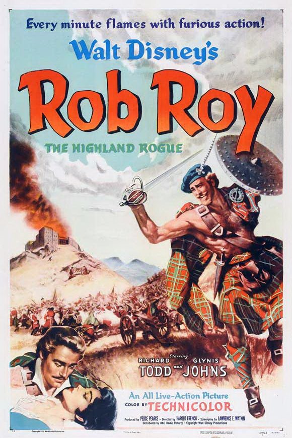 L'affiche du film Rob Roy: The Highland Rogue