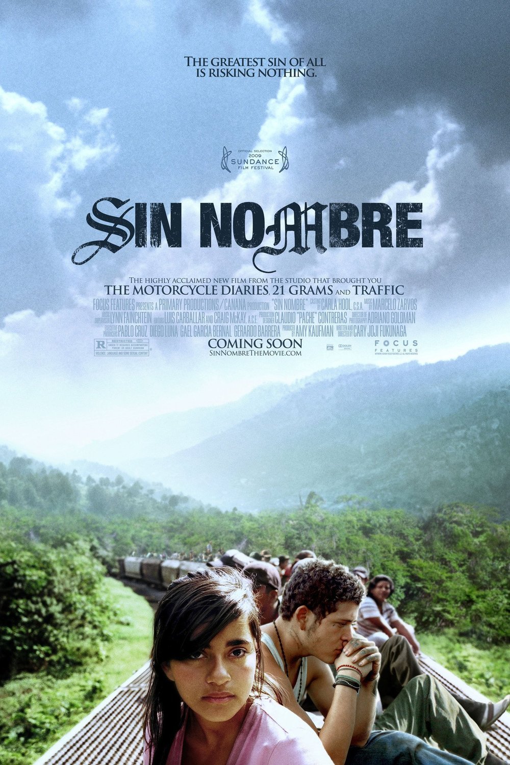L'affiche originale du film Sin nombre en espagnol