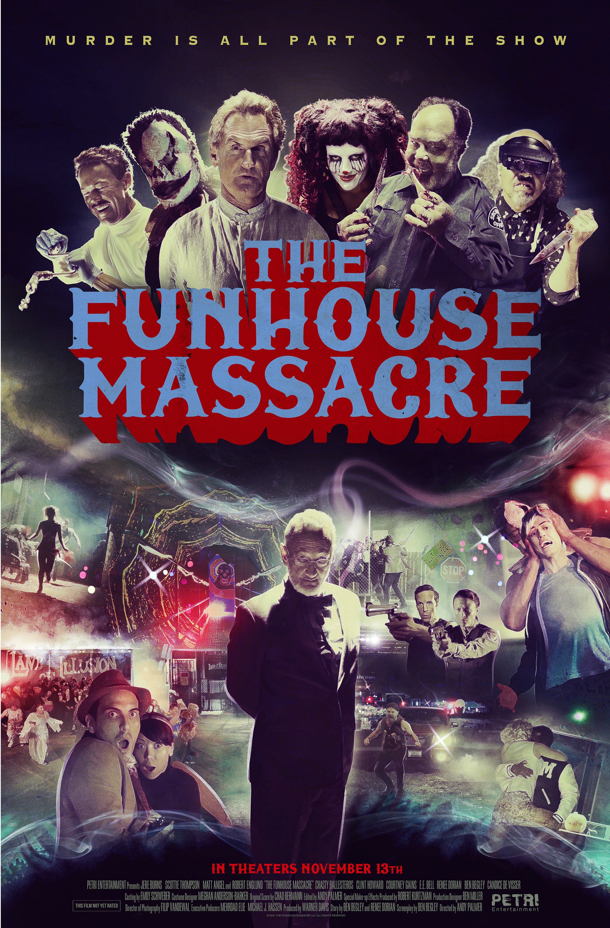 L'affiche du film The Funhouse Massacre