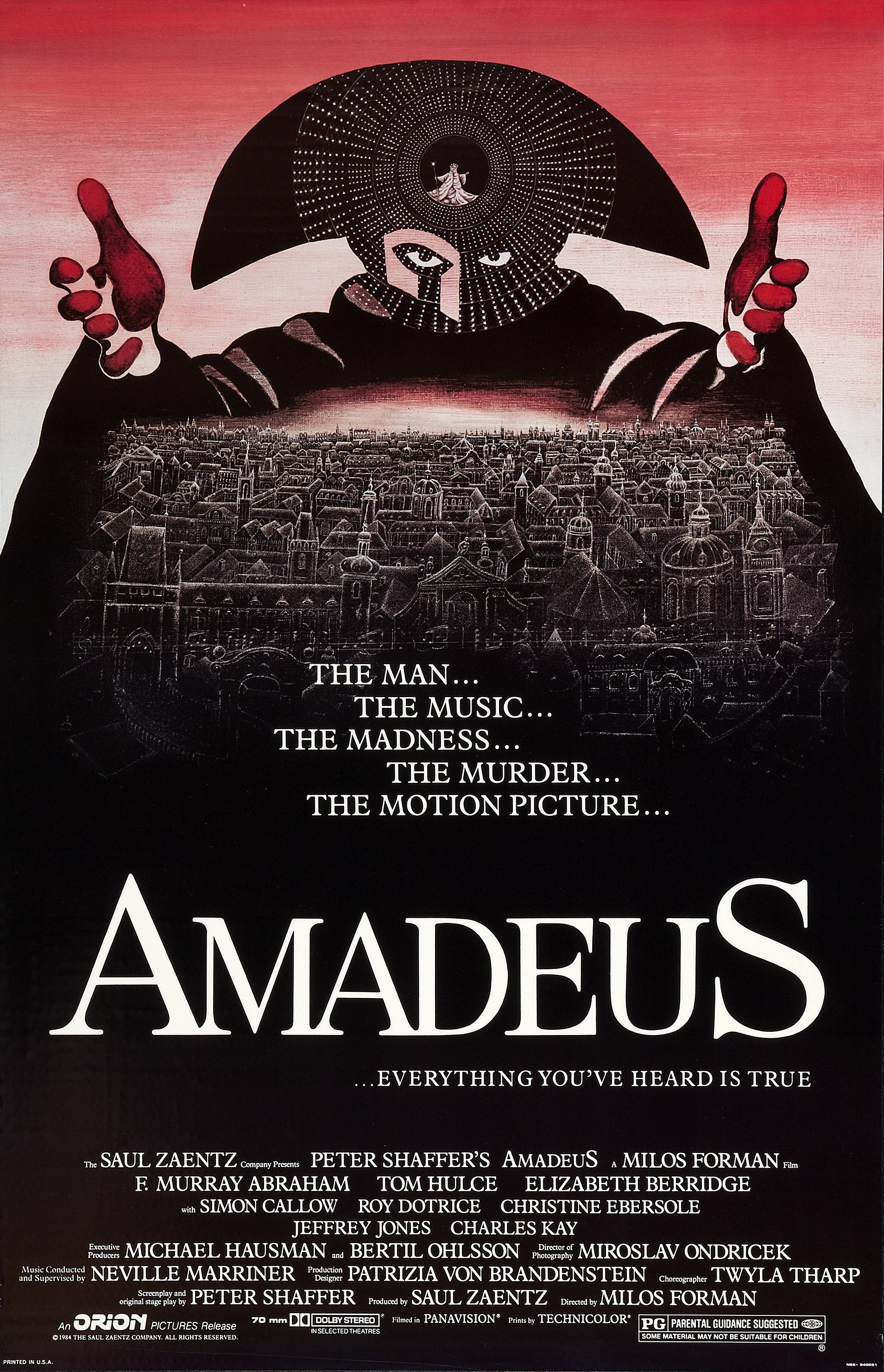 L'affiche du film Amadeus