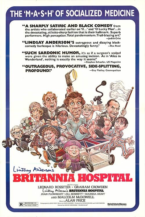 L'affiche du film Britannia Hospital