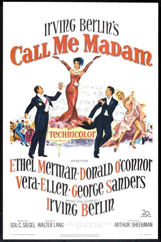 L'affiche du film Call Me Madam