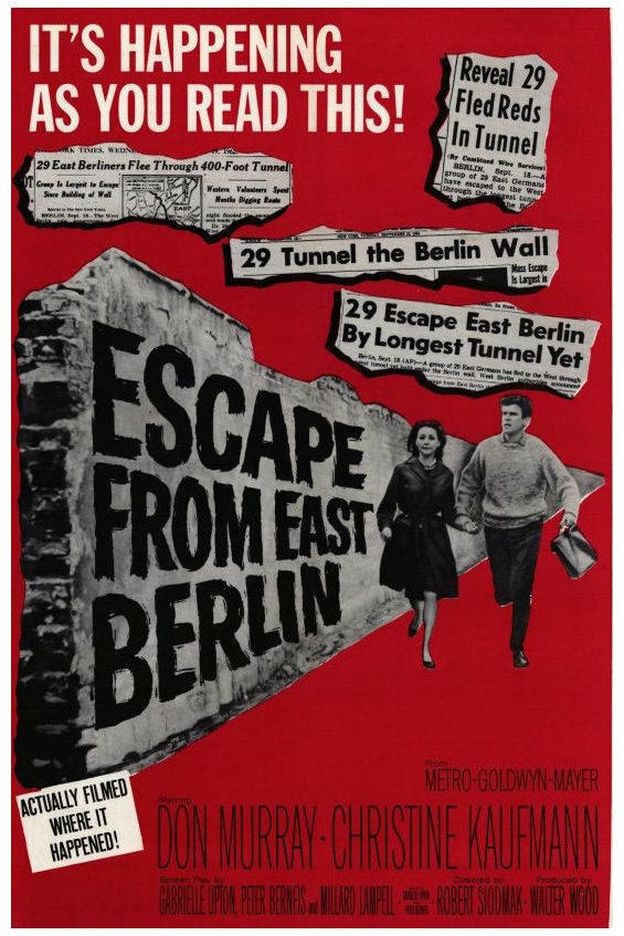 L'affiche du film Escape from East Berlin