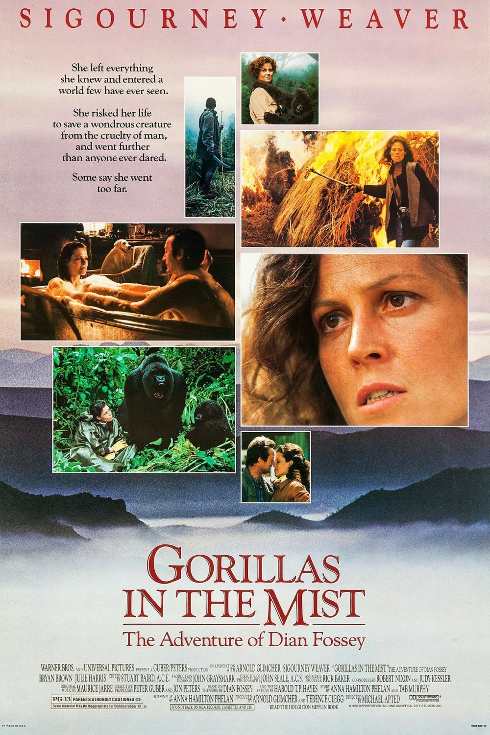 L'affiche du film Gorillas in the Mist