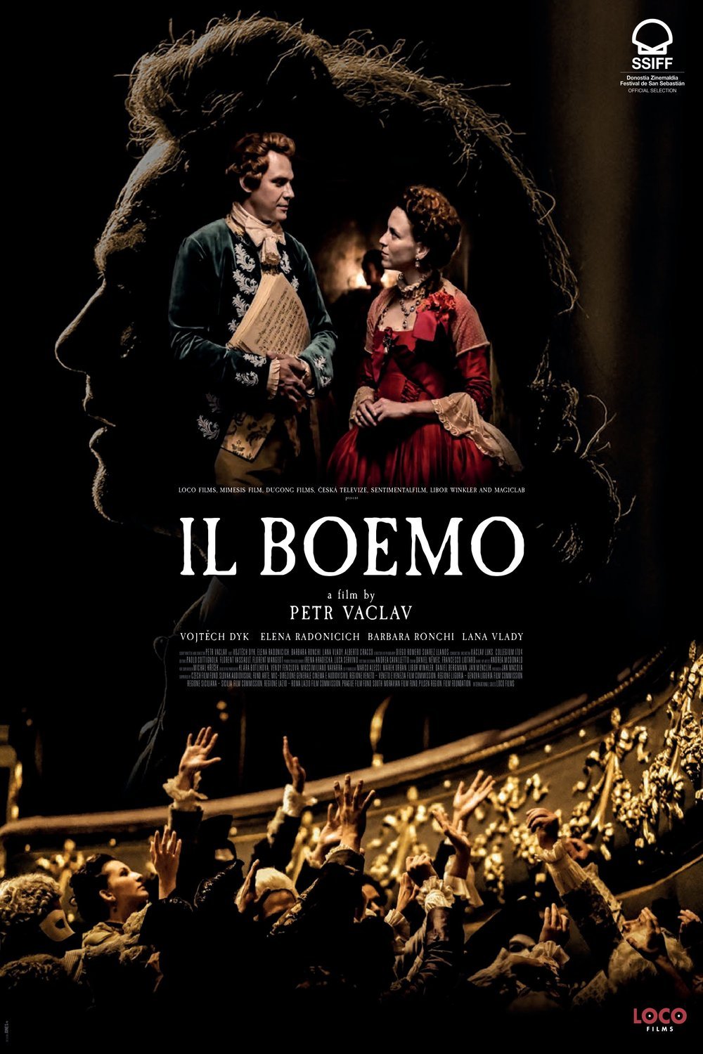 German poster of the movie Il Boemo
