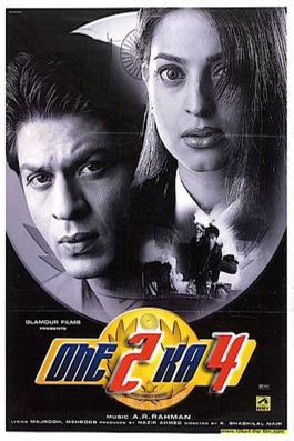 L'affiche originale du film One 2 Ka 4 en Hindi