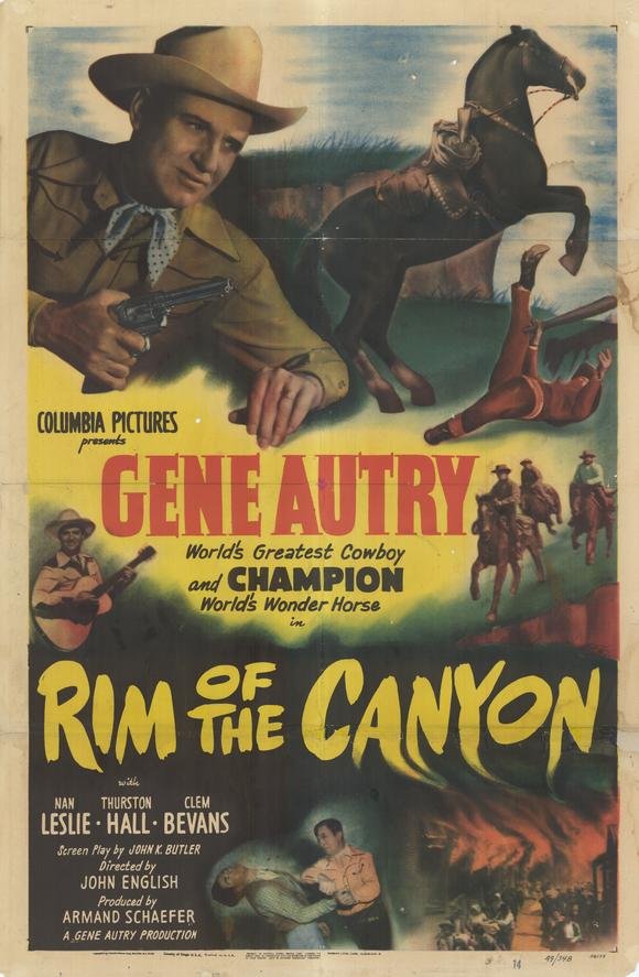 L'affiche du film Rim of the Canyon