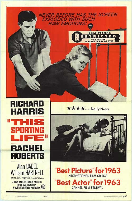 L'affiche du film This Sporting Life
