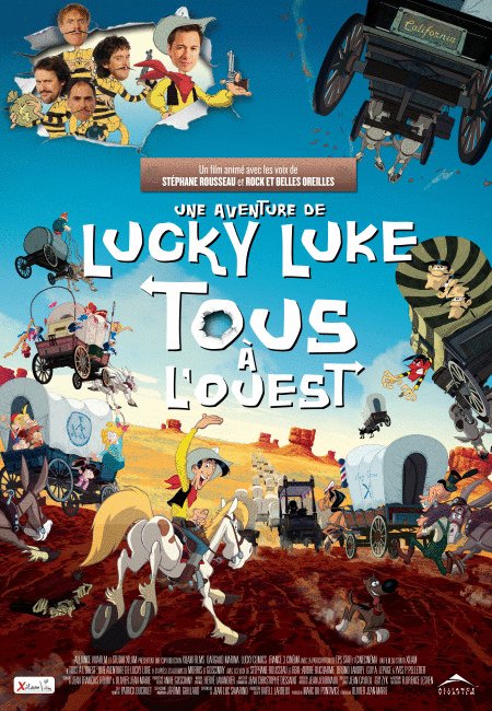 L'affiche du film Go West: A Lucky Luke Adventure