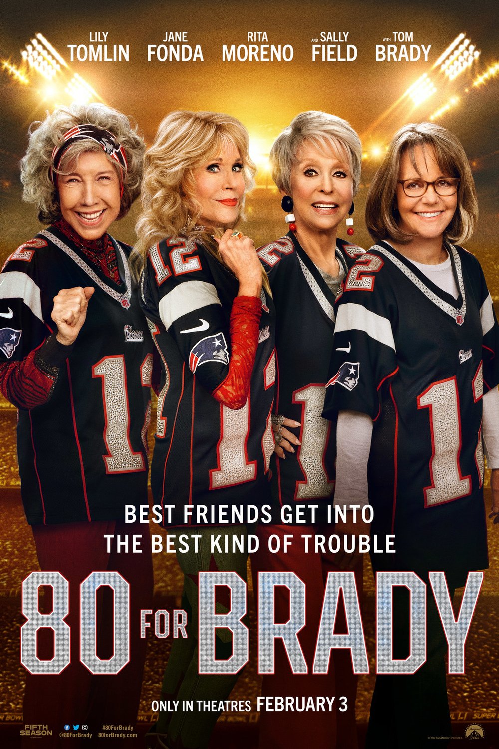 L'affiche du film 80 for Brady
