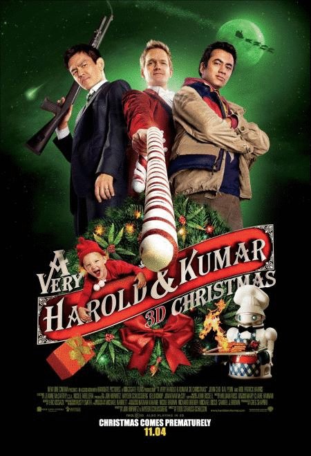 L'affiche du film A Very Harold & Kumar Christmas
