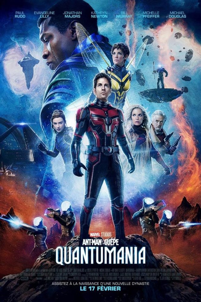 L'affiche du film Ant-Man et la Guêpe: Quantumania