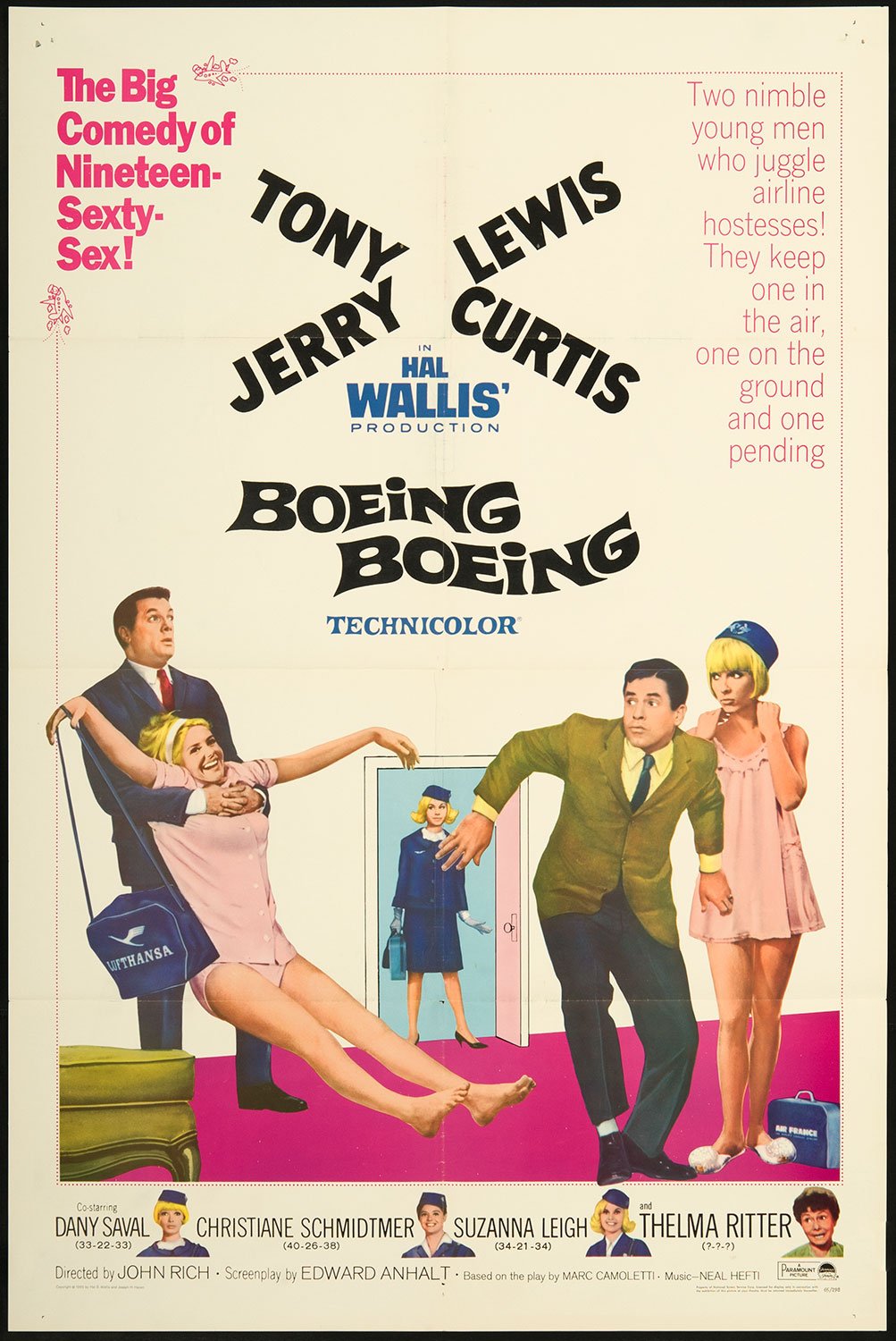 L'affiche du film Boeing Boeing