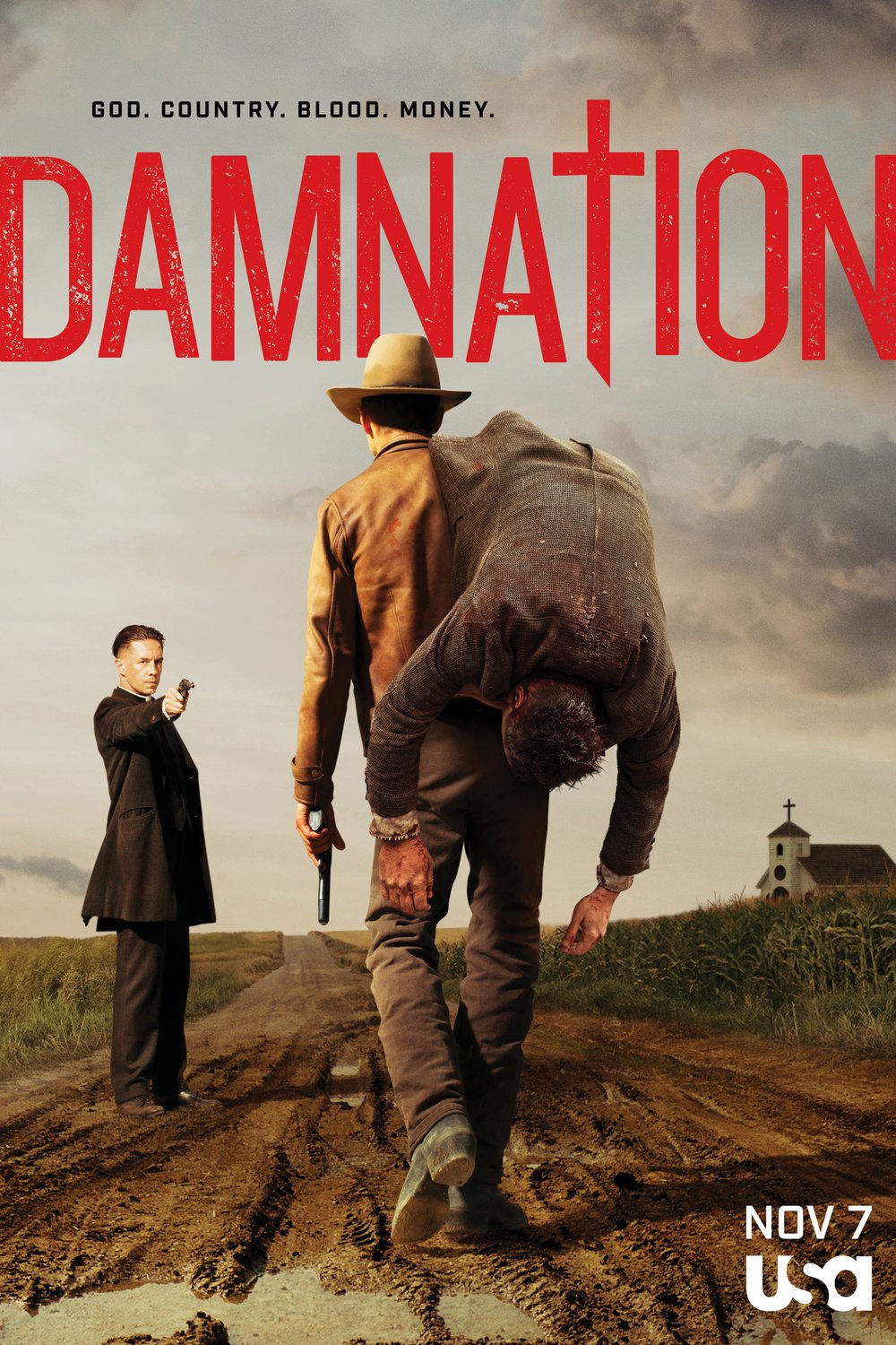 L'affiche du film Damnation