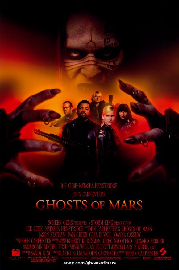 L'affiche du film Fantômes Sur Mars