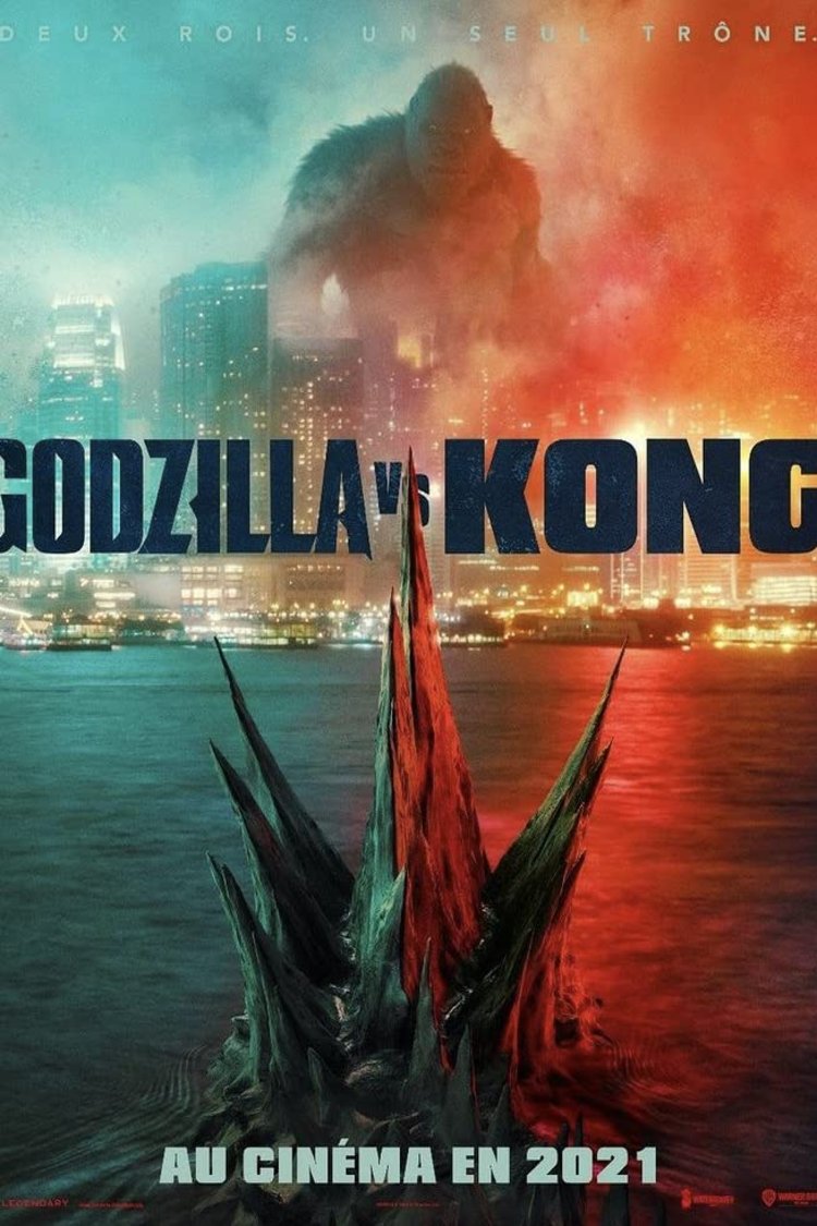 L'affiche du film Godzilla vs. Kong v.f.