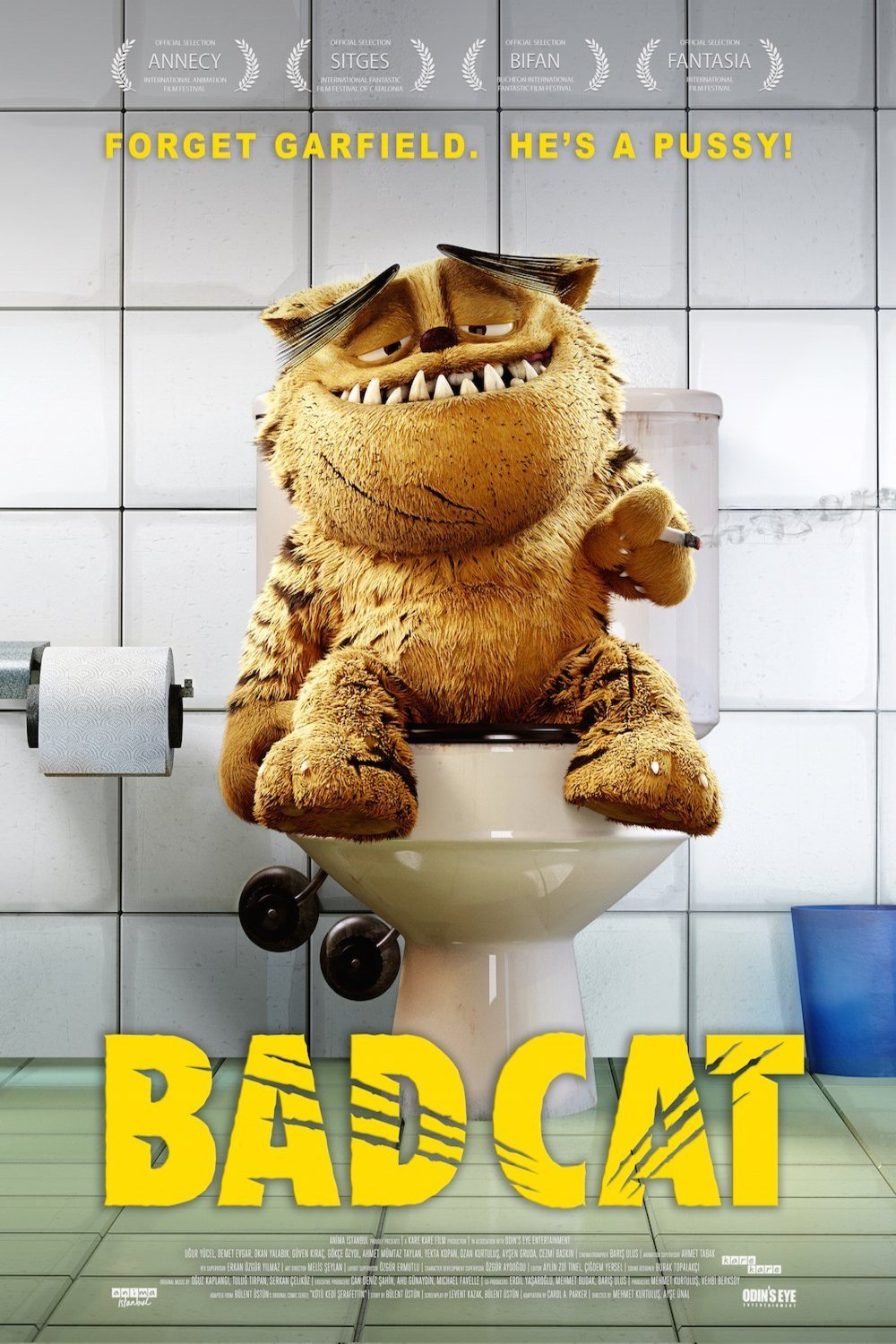 L'affiche originale du film Bad Cat en turc
