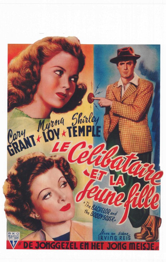 L'affiche du film The Bachelor and the Bobby-Soxer