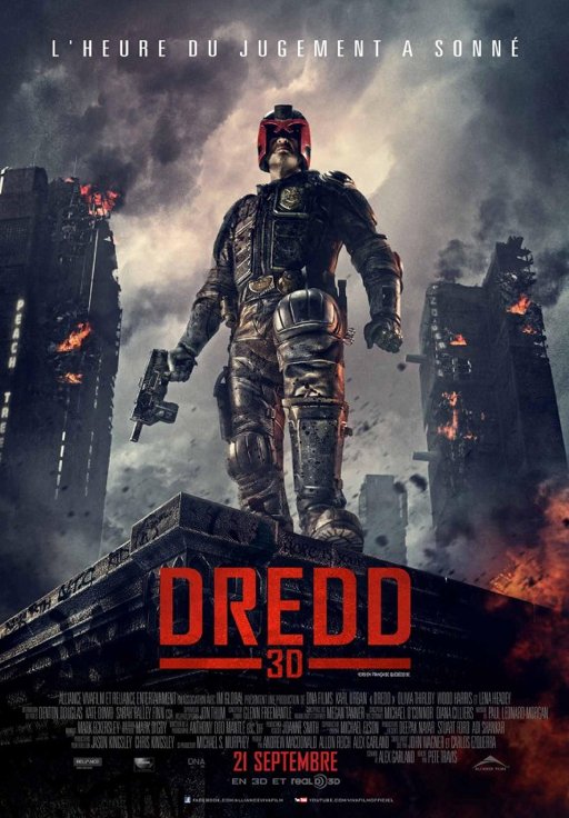 L'affiche du film Dredd v.f.