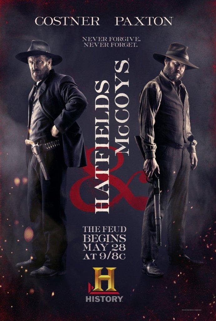 L'affiche du film Hatfields & McCoys