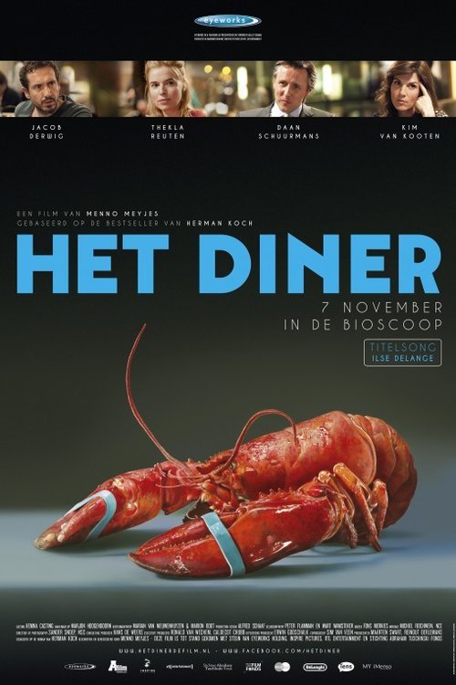 Dutch poster of the movie The Dinner