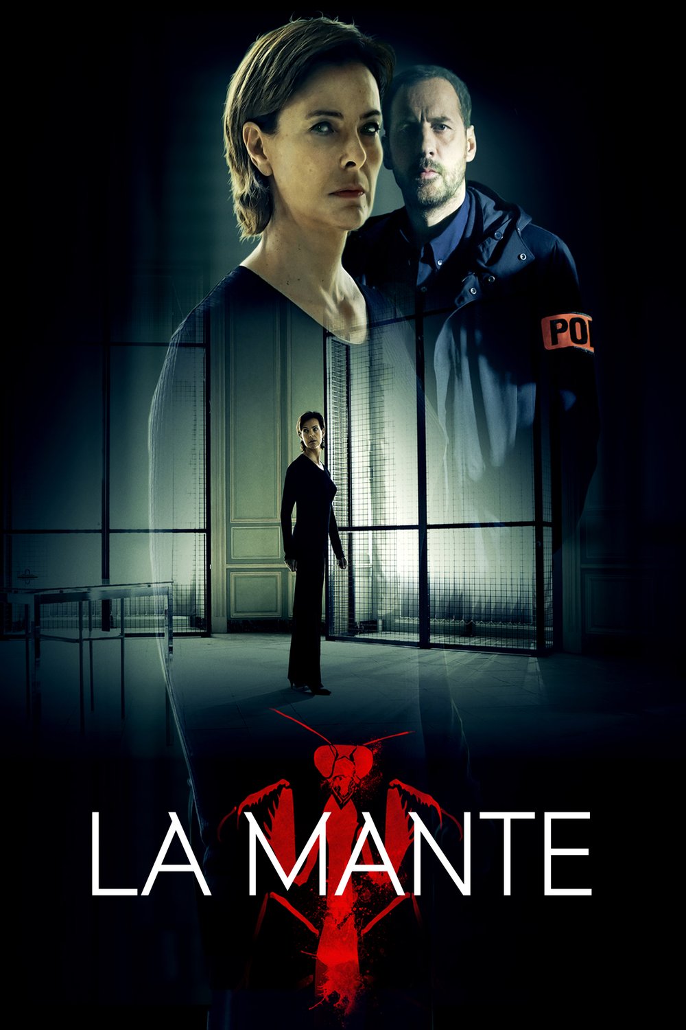 French poster of the movie La Mante