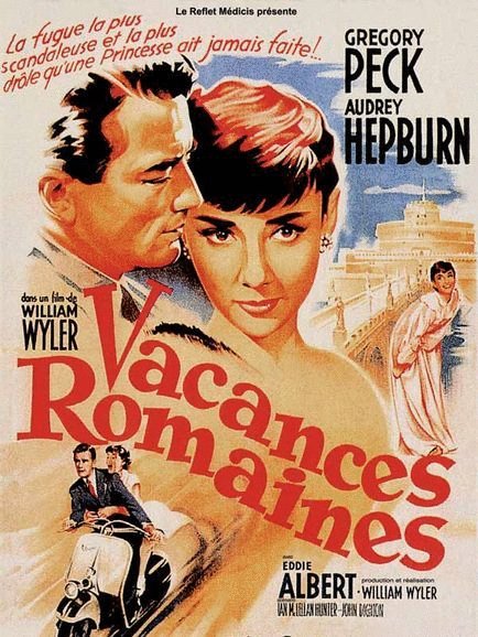 L'affiche du film Vacances romaines