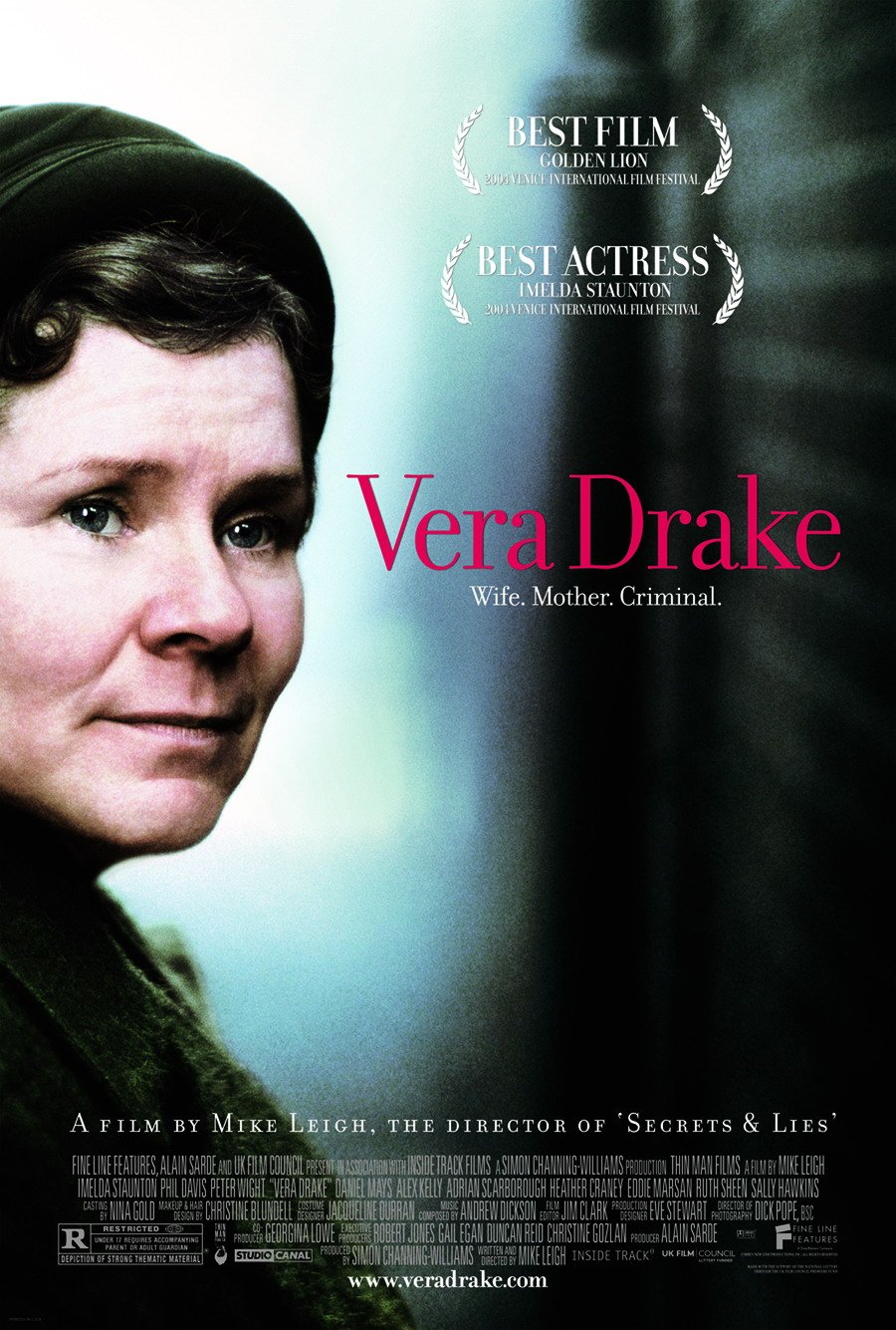 L'affiche du film Vera Drake