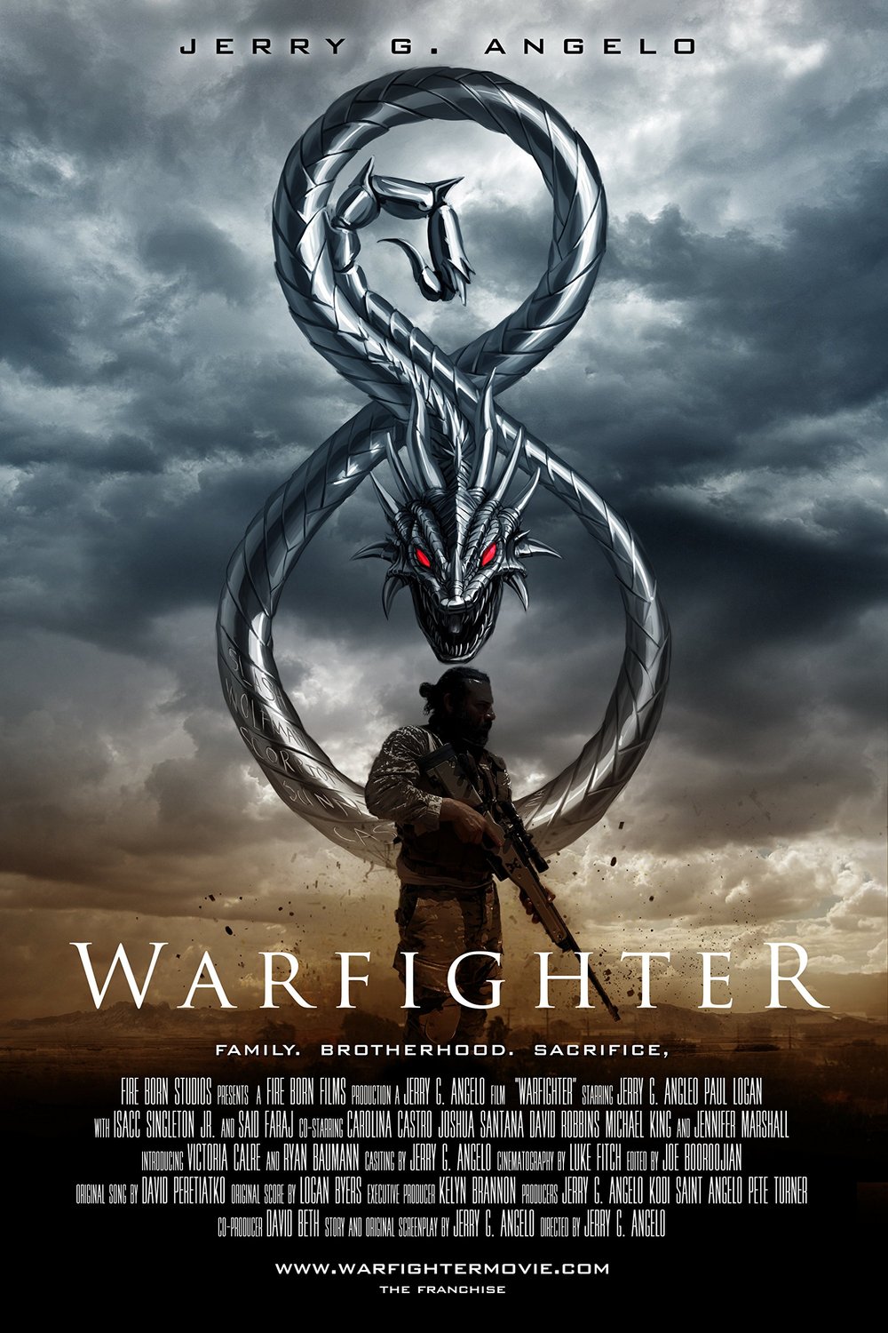 L'affiche du film American Warfighter